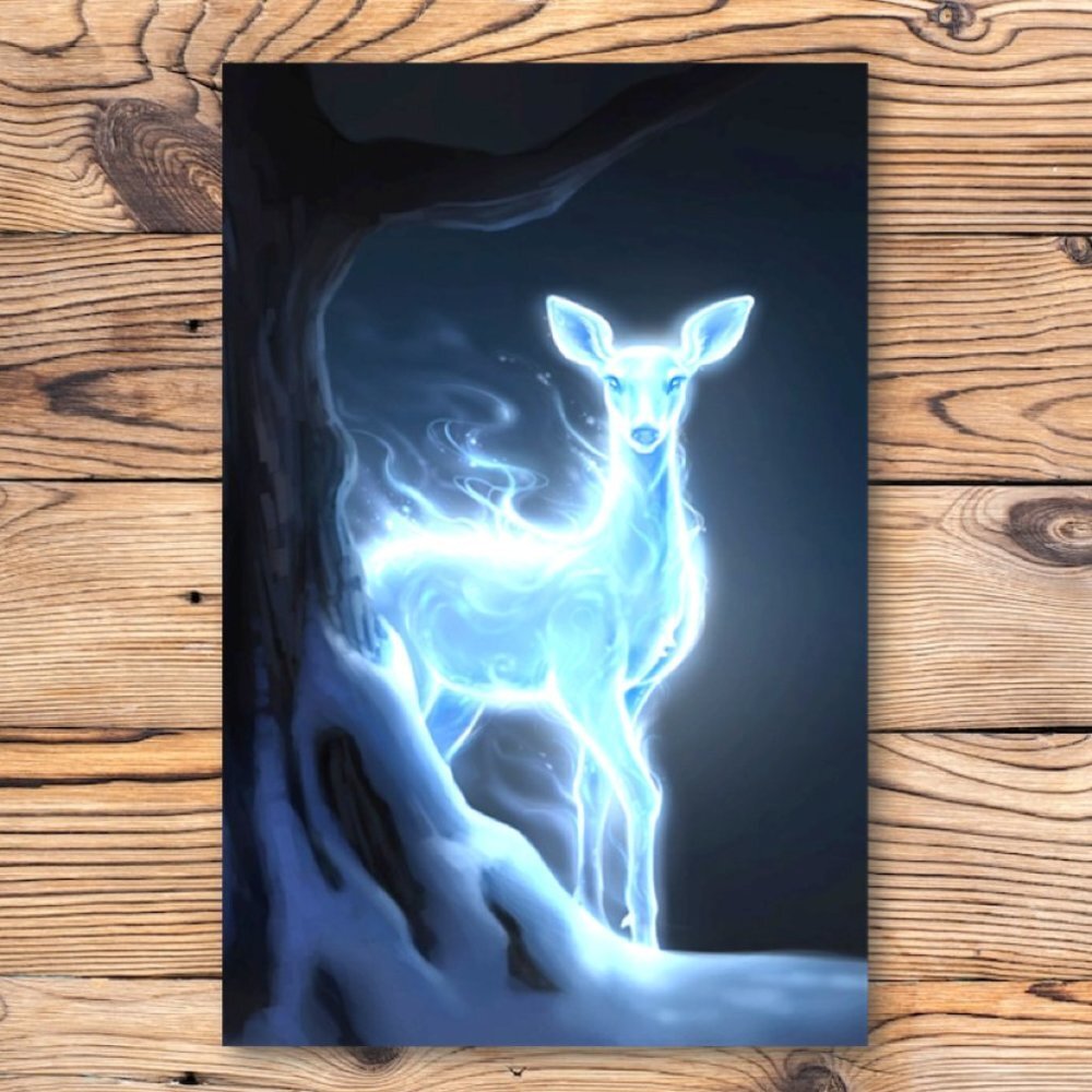 Harry Potter Doe Patronus Always Snape Loves Lily Refrigerator Locker Magnet